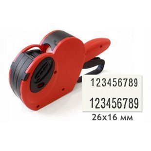 Дворядковий етикет пістолет Smart 2616-18 (9 цифр на кожному рядку) 005117 фото