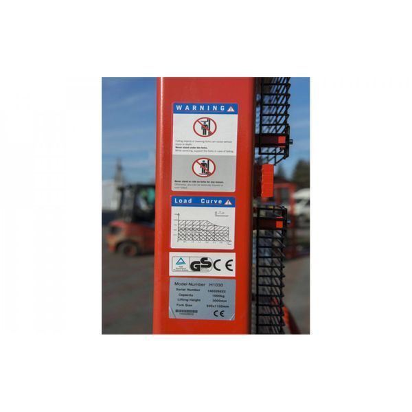 Штабелёр гидравлический ручной Leistunglift H1030 (1000кг/3.0м) 002973 фото
