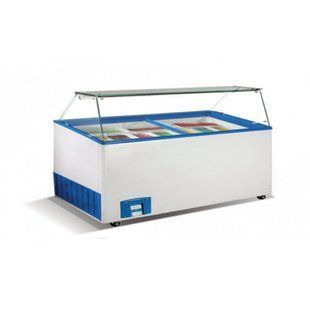 Морозильные лари для мягкого мороженного Crystal VENUS VITRINE 36 (гнутое стекло) 011557 фото